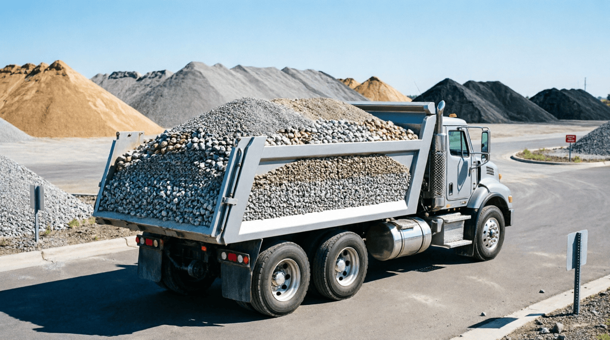 how much does a dump truck load of gravel cost