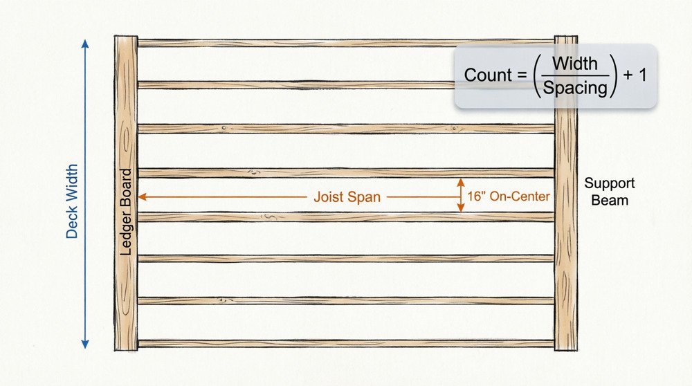 deck joist calculator