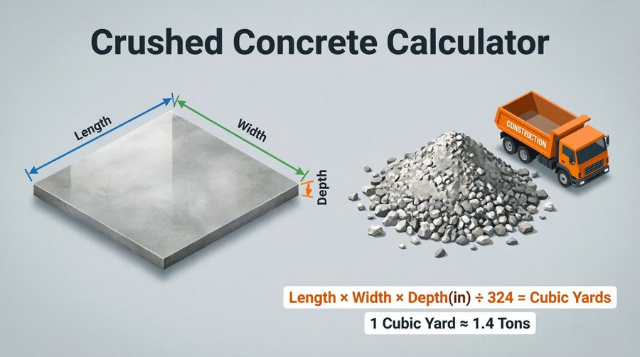 crushed concrete calculator
